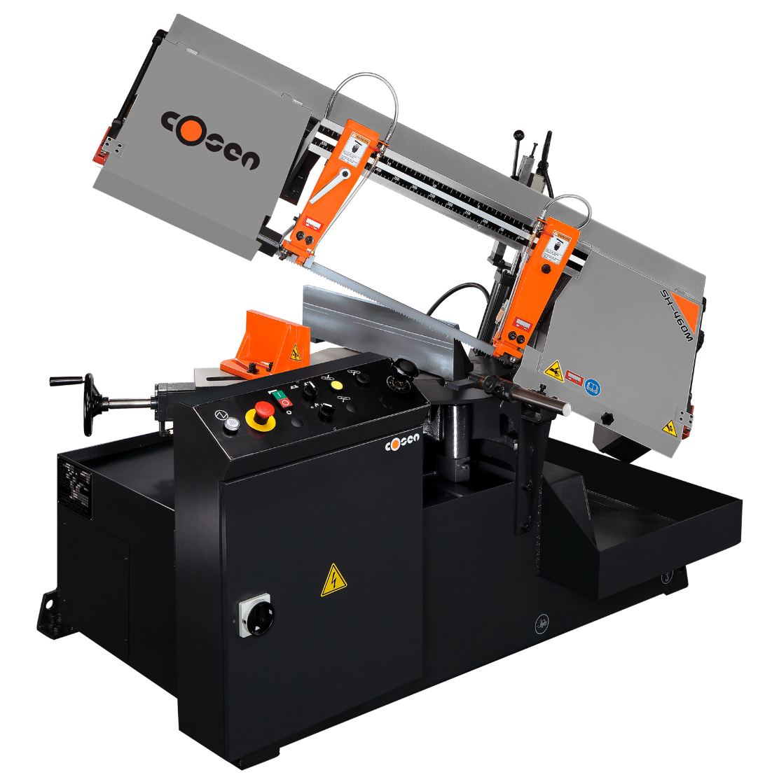Semi-Automatic Horizontal Band Sawing Machines By Cosen Saws | SH-460M | MH-460M | Industry Saw & Machinery Sales