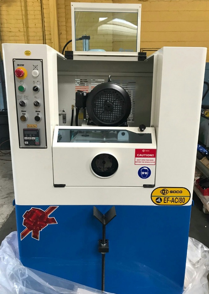 Tube Chamfering machine Soco EF-AC/80 by Industry Saw & Machinery Sales