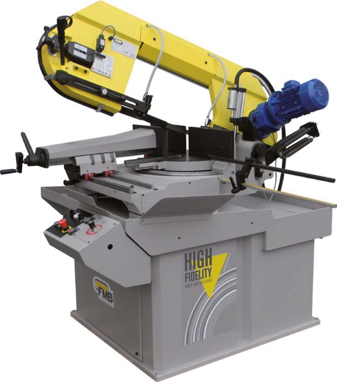 Double Miter Horizontal Band Sawing Machine FMB Saturn Gravity Feed with Variable Speed