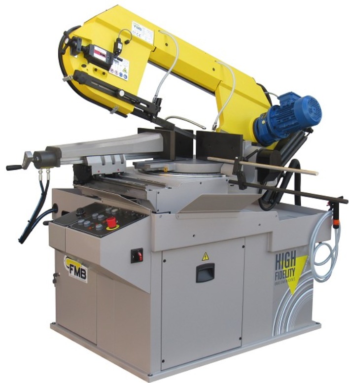 FMB Saturn offers semi automatic operation of the cutting cycle, complete with hydraulic clamping, positive hydraulic cutting pressure and auto return of cutting head after cutting cycle.